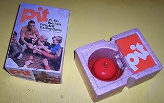 ORIGINAL VINTAGE 1973 "PIT" PARKER BROTHERS-STOCK MARKET-TRADING GAME-ANTIQUE-COLLECTIBLE TOY-CARDS