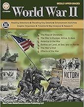Mark Twain Media World War II History Book, Grades 6-12 World History Workbook, Lessons on World War 2 With Hands-On Activities, Homeschool or Classroom Learning (128 pgs) image