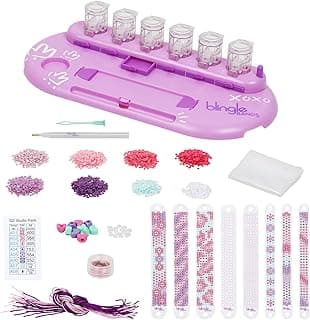 DIY Gem Friendship Bracelet, 8 Band Deluxe Studio - Arts & Craft Activity for Ages 7 and Up image