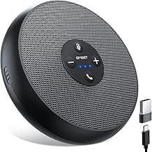 EMEET USB Speakerphone, M1A Zoom Certified AI Mics 360°Voice Pickup USB Type C-A Plug&Play Computer Speakers with Microphone, Fast Mute Noise Reduction Echo Cancellation for 5-8 People for Zoom Teams