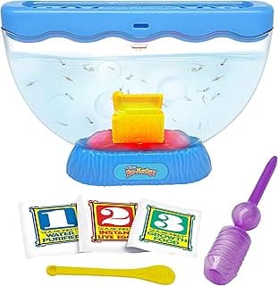 The Original Sea Monkeys - Ocean Treasure Aquarium - Grow Your Own Pets Educational Science Kit - Amazing Science Experiments for Kids - Grow Your Own Pets - Random Colour Supplied image