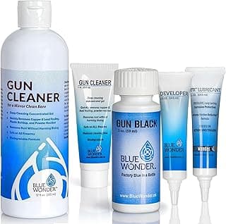 Ultimate Firearm Refinishing & Cleaning Kit – Gun Black 2 oz Kit Plus an Additional 12 oz Tube of Gun Cleaner, Complete Care for Rifles, Pistols, and Shotguns image
