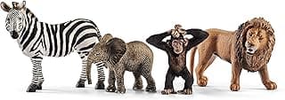 Wild Life, Animal Figurines, 4-Piece Toy Animals Set for Toddlers & Kids Ages 3-8 image