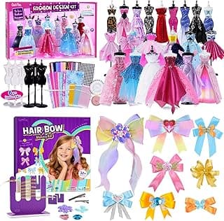 ONE TO FOUR Fashion Designer Kit for Girls with DIY Hair Bows image