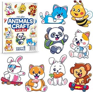 Toddler Craft Kit for Kids Ages 2-5 - Make Your Own Adorable Animal Friends image