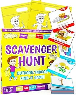 GOTROVO Scavenger Hunt Games for Kids, Outdoor Games for Kids Ages 4-8, Kid Outdoor Games image