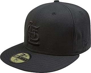 MLB Black on Black 59FIFTY Fitted Cap
