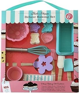 Handstand Kitchen Bake Shoppe 25-piece Deluxe Real Baking Set with Recipes for Kids
