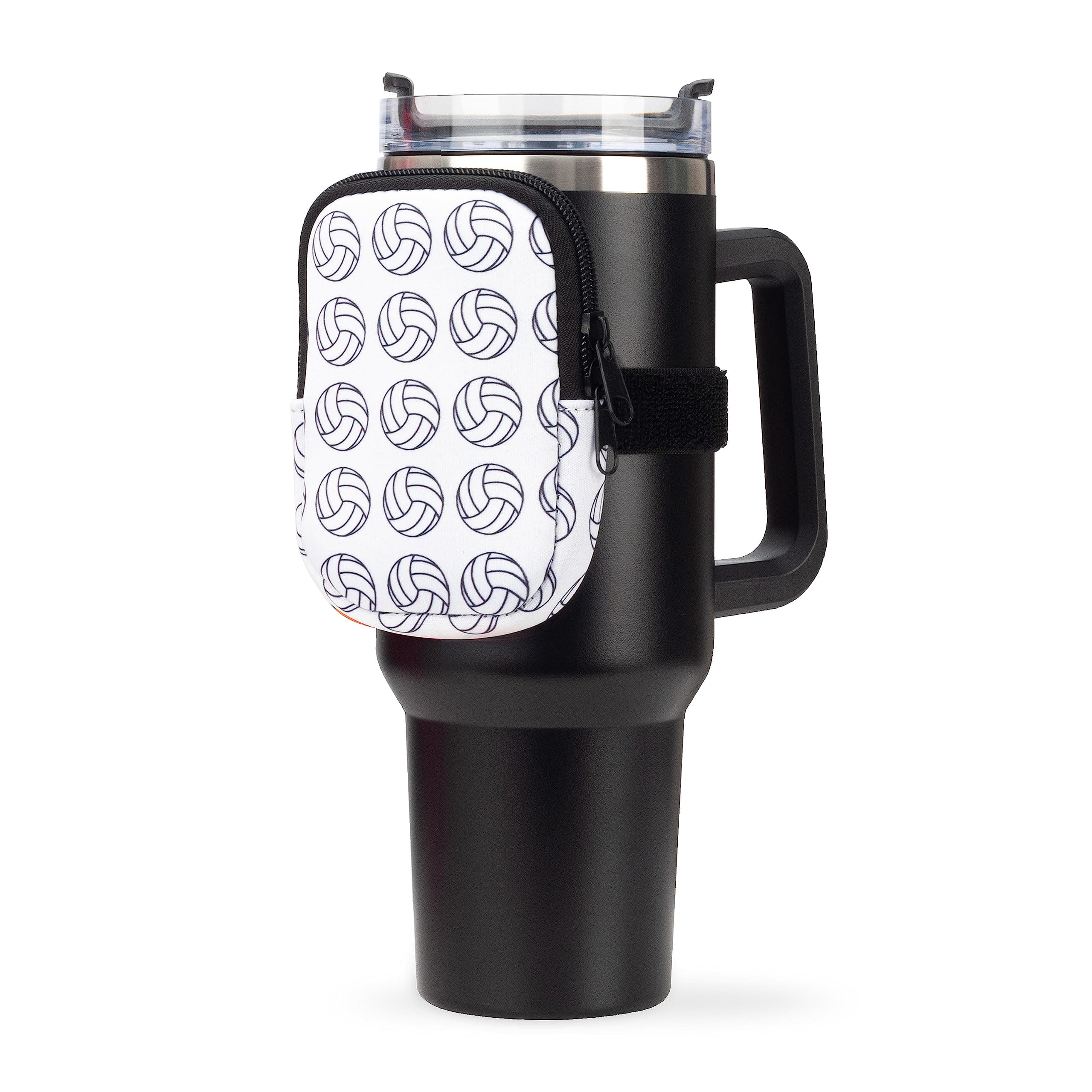 Water Bottle Pouch Accessory | Compatible with Stanley Tumbler| Great for Workouts, Gym, Sports| Keeps Cash, Keys, and Earbuds Safe