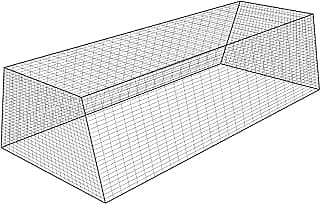 BATTING CAGES INC. BCI Freestanding Trapezoid Batting Cage with Net, Frame, Corner Kit, and Stake Down Kit, Baseball and Softball Training Equipment