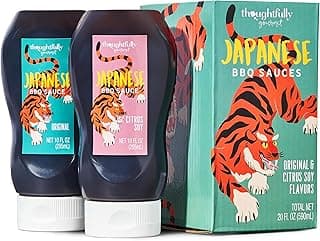 Thoughtfully Gourmet, Japanese BBQ Sauce Duo Set, Includes Two Bottles of Japanese Barbecue Sauce in Original and Citrus Soy Flavors, Set of 2 image