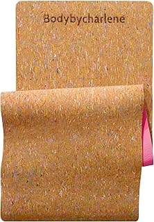 Air Cork Yoga Mat - Bodybycharlene - Non Slip, Anti Skid Cork Surface with TPE Backing - 71"X24"X10mm Thick Yoga Mats! image