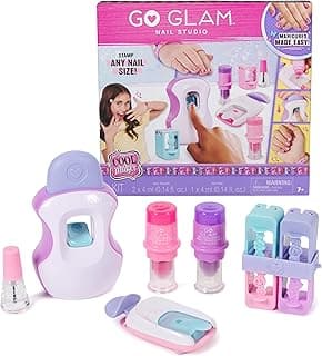 Cool Maker, GO GLAM Studio Nail Kit, Style 200 Nails with 4 Designs, 2 Polish Applicators & Mask, Arts and Crafts Kids Toys for Girls Ages 7 and up image