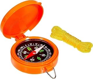 Allen Company Pocket Compass with Lid, Blaze Orange image