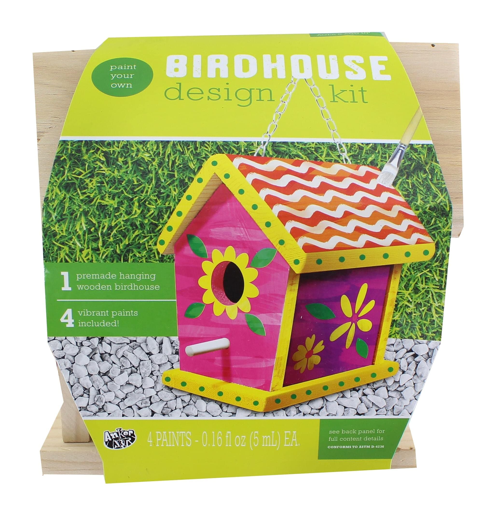 Paint Your Own Birdhouse Craft Kit image