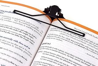 FolioKlip Book Page Holder | Page Holder for Reading | Book Holder for Reading Hands Free | Book Clip | Book Accessories, Reading Accessories, Music Accessories, Book Lover Gift | Fits Most Books image