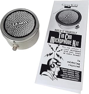 Tin Can Microphone Kit - Build your own old-time Mic! image