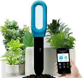 iLight Smart Plant Moisture Meter with App | Bluetooth Soil Sensor | Wireless Garden Plant Monitoring Indoor/Outdoor Plants | Plant Care Device with Notifications | Moisture System Gift High Accuracy image