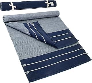 Gayo Handmade Organic Yoga Mat made with 100% Organic Cotton Yoga Mat - Natural Yoga Rug for Exercise, Workout, & Fitness Rug - Hand Weaved, Washable - 74 inches X 26 Inches image