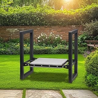 Garden Stool and Kneeler,19 inch Foldable Upgraded Wider Gardening Seat Portable Garden Chair Gardening Gifts for Wonman Grandma Parents Plant Lovers Garden Tools