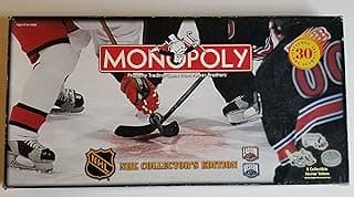 USAopoly NHL Hockey Collector's Edition Monopoly Board Game