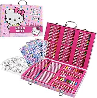 Hello Kitty Art Set for Kids with 137 Pcs Art Supplies in Carry Case Girls Gifts image