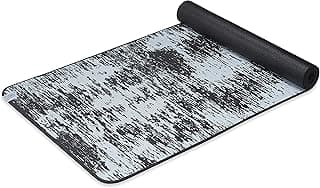 Gaiam Yoga Mat - 6mm Insta-Grip Extra Thick & Dense Textured Non Slip Exercise Mat for All Types of Yoga & Floor Workouts, 68" L x 24" W x 6mm Thick