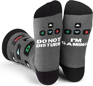 Funny Socks for Book Lovers, Teachers, Gamers, Musicians, and Nerds - Unisex for Men, Women and Teens image