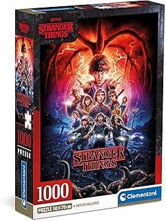 Clementoni - Stranger Things Things-1000 Pieces, Netflix Puzzle, Adult Entertainment-Made in Italy, 39713 image
