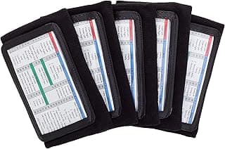 WristCoaches Football Play Wristbands - Adult Quarterback Gear - Wristband Playbook - Softball Wristbands for Signs - Soccer, Baseball & Catchers Wristband - QB Play Card Wrist Band Training Equipment image