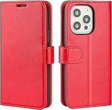Compatible with iPhone13/13pro/13proMax 5G Case 3 Card Slots Mobile Phone Holder Crazy Horse Pattern Flip Card Slot Phone Case image
