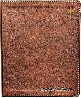 Personalized NIV Journaling Bible | New International Version | Custom Engraved Name | Easy-to-read Study Bible | Christian Gift for Men, Women, and Kids