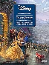 Disney Dreams Collection Thomas Kinkade Studios Disney Princess Coloring Book image
