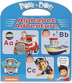 Melissa & Doug PAW Patrol Children's Book - Poke-A-Dot: Alphabet Adventure image