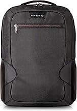 Everki Studio Slim Business Professional 15 Inch/MacBook Pro Laptop Backpack for Men & Women, Work Laptop Back Pack, Professional Office Backpack for Men, Computer Back pack & Bookbag, (EKP118) Black