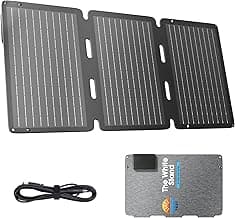 30 Watt Panel Solar Charger USB, 30w Portable Solar Panel, 12 Volt Waterproof high Efficiency Foldable Solar Panel, Fast Charging Solar Charging Station, Solar Panels for Camping, rv, Outdoors. image