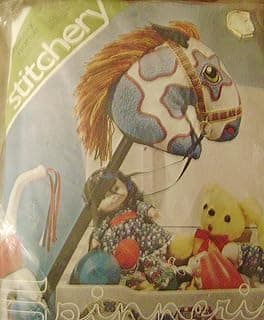 Vintage Spinnerin Stitchery Hobby Horse Kit image