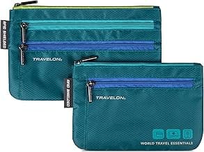 Travelon World Travel Essentials Set of 2 Currency and Passport Organizers image