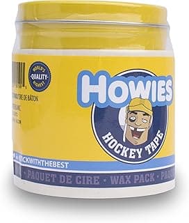 Howies Hockey Tape - Hockey Stick Wax (1 Pack) Maximized Grip for Hockey Stick Blade. Protects Blade and is The Most Water, Ice and Snow Resistant image