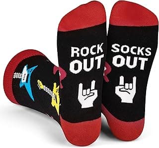 Funny Socks for Book Lovers, Teachers, Gamers, Musicians, and Nerds - Unisex for Men, Women and Teens image
