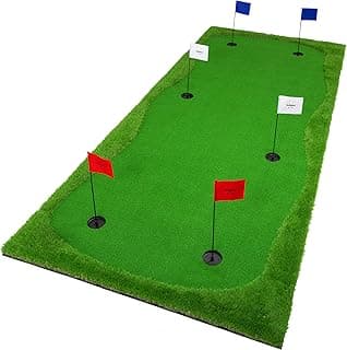 GoSports Golf Putting Green for Indoor & Outdoor Putting Practice - Choose 10ft x 5ft or 12ft x 5ft image