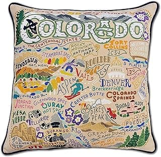 Catstudio Colorado Embroidered Decorative Throw Pillow image