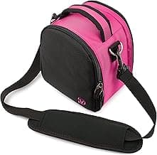 Vangoddy VGLaurelHPNK Laurel DSLR Camera Case with Removable Shoulder Strap (Hot Pink) image